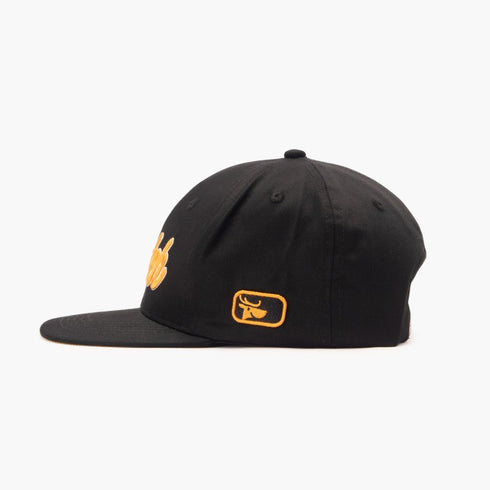 CAPS AND HATS - CLASSIC SNAPBACK BLACK