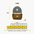 BACK TO SCHOOL - OLIVE GREY