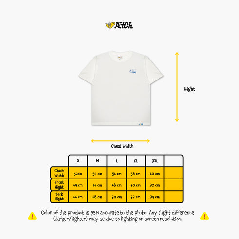 T-SHIRT - CHILLVIBE - BROKEN WHITE