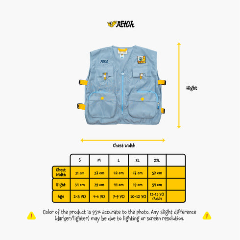 VEST - LAFFY KIDS - SKY BLUE