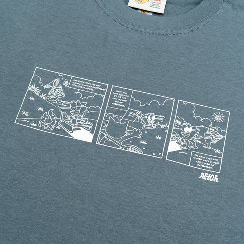 T-SHIRT - OCIMA - STONE GREY