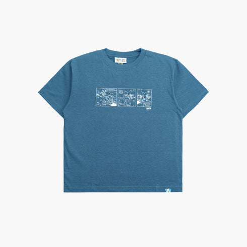 T-SHIRT - OCIMA - MINERAL BLUE