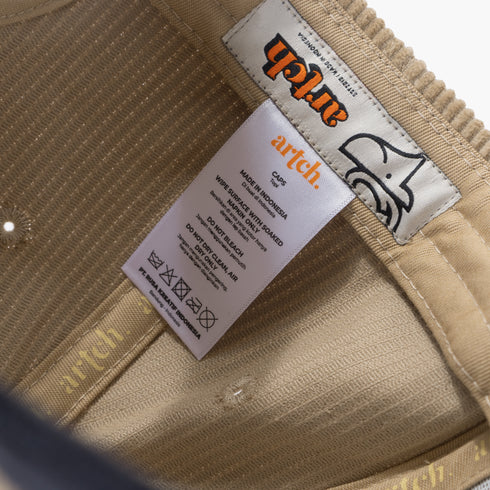 CAPS AND HATS - PEAKCORD CREAM