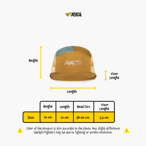 CAPS AND HATS - STEADY - CAMEL - RUNNING CAPS