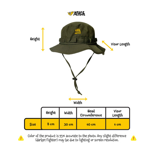 CAPS AND HATS - RIMBA COKLAT CREAM