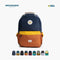 BACK TO SCHOOL - NAVY ORANGE