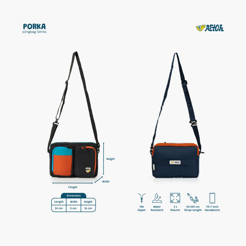 PORKA - HITAM