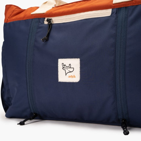 TOTE GAGS NAVY ORANGE