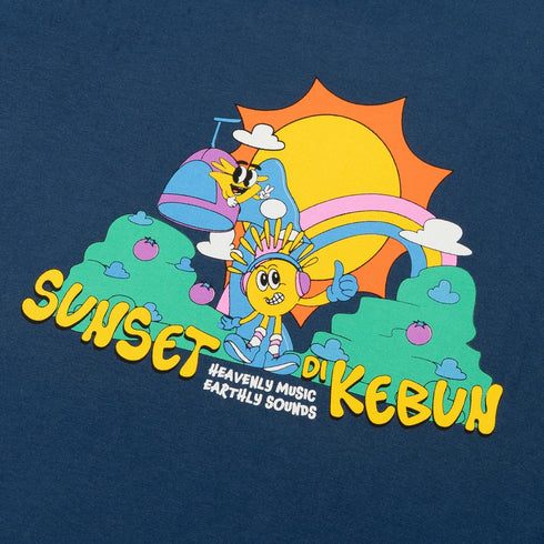 Artch x Sunset Di Kebun - Parade Tee Medieval Blue - Kaos T-shirt