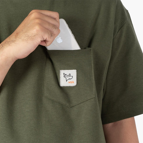 T-SHIRT OVERSIZE- KEESA OLIVE