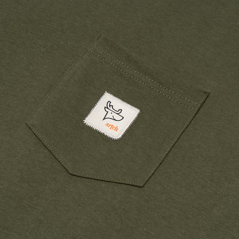 T-SHIRT OVERSIZE- KEESA OLIVE
