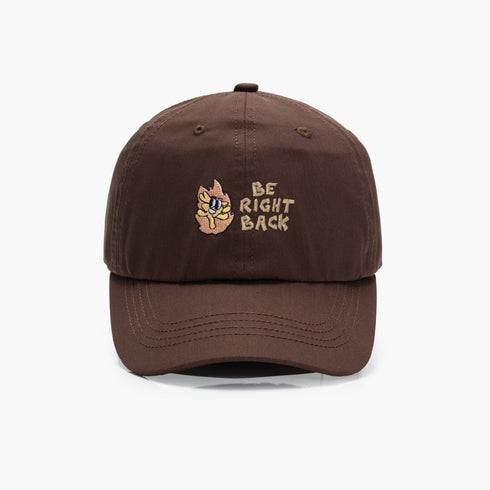 CAPS AND HATS - BE RIGHT BACK BROWN