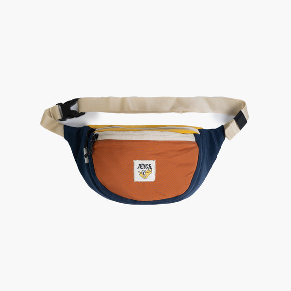 BUMBAG - NAVY ORANGE