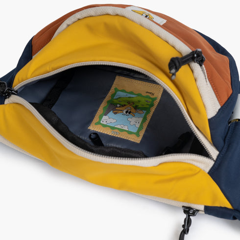 BUMBAG - NAVY ORANGE