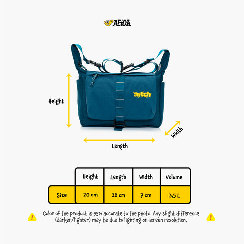 SLING BAG KOVE - PETROL