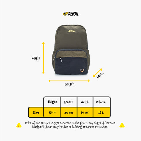 BACKPACK KROWD - OLIVE