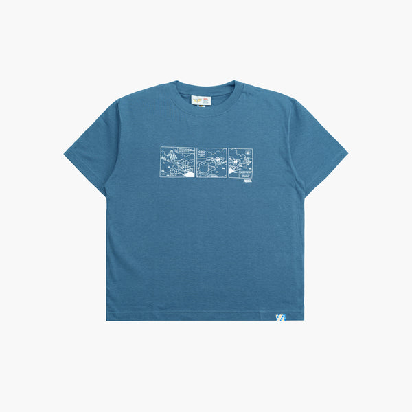 T-SHIRT - OCIMA - MINERAL BLUE
