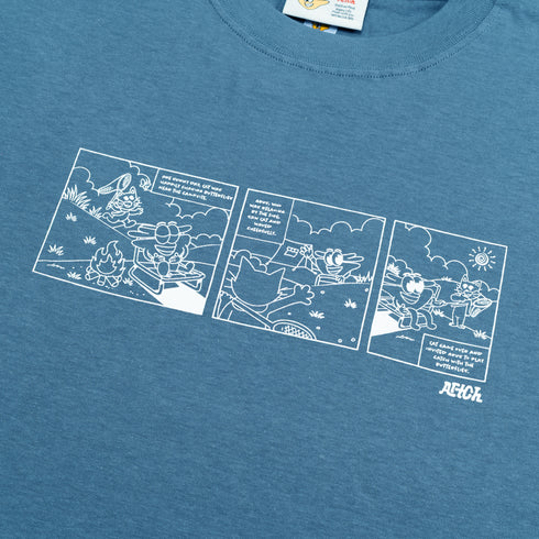 T-SHIRT - OCIMA - MINERAL BLUE