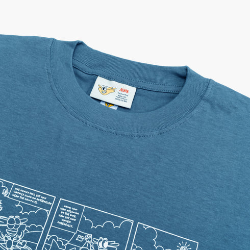 T-SHIRT - OCIMA - MINERAL BLUE