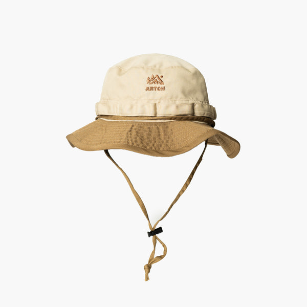 CAPS AND HATS - RIMBA COKLAT CREAM