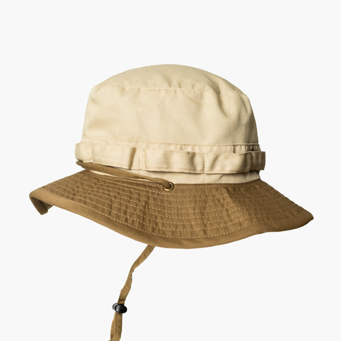 CAPS AND HATS - RIMBA COKLAT CREAM