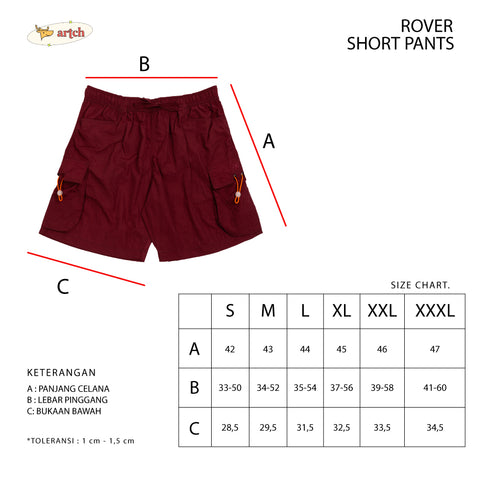 ROVER SHORT - MAROON