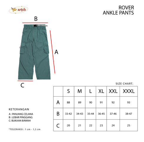 ROVER ANKLE PANT - SAGE