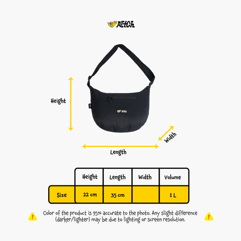 STECKBAG - BLACK