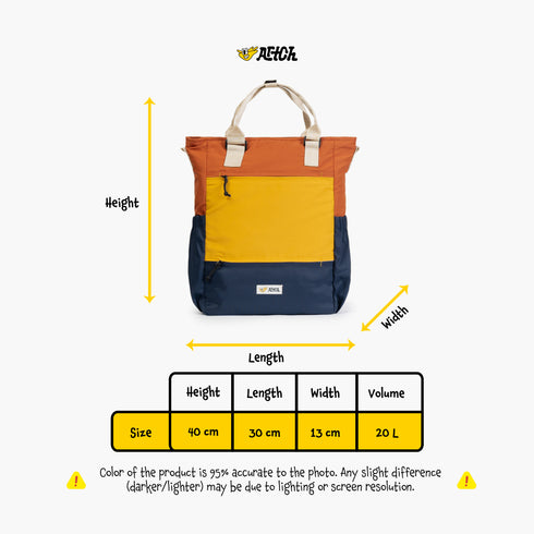 TRACOLLA - NAVY ORANGE