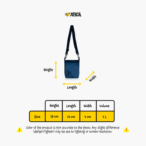 SLINGBAG URBANIC - Lt INDIGO
