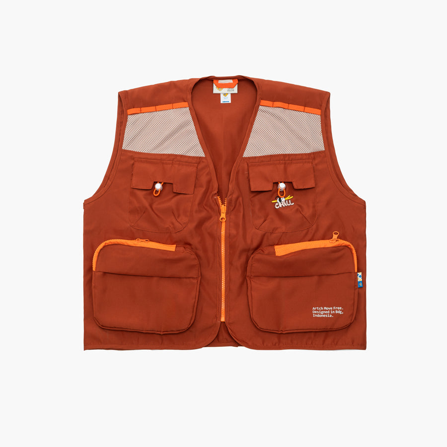 VEST - CORETO DUSTY ORANGE