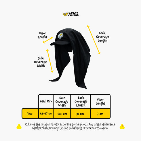 CAPS AND HATS - WANDERWRAP BLACK