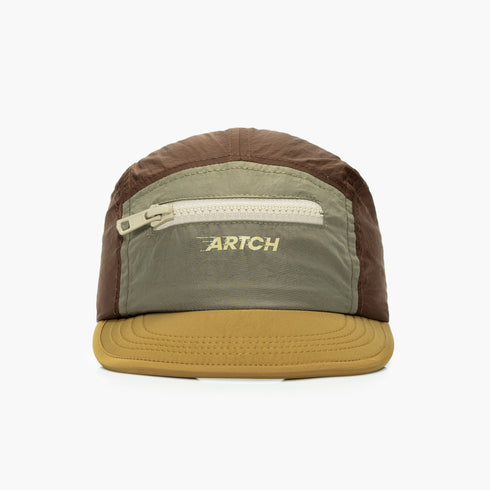 CAPS AND HATS ZIPLINE - BROWN