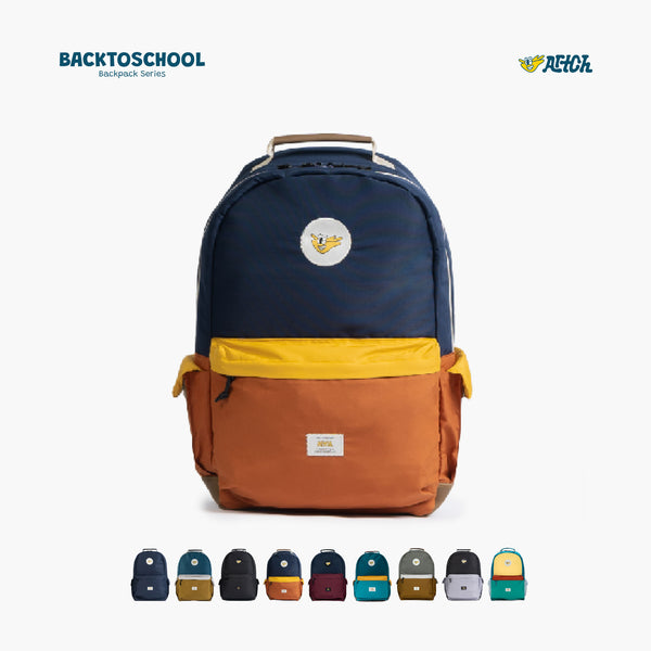 BACK TO SCHOOL - NAVY ORANGE