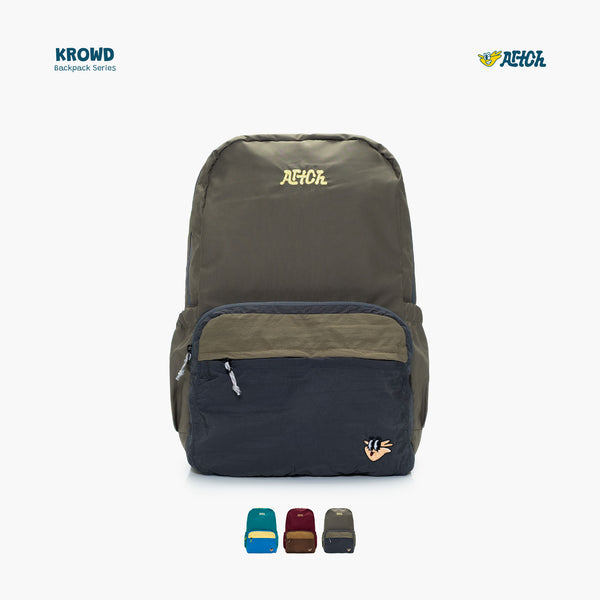BACKPACK KROWD - OLIVE