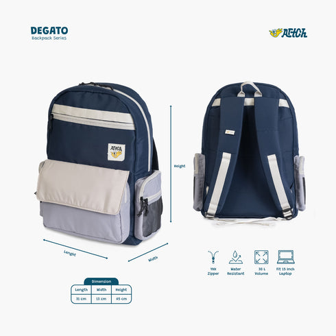 DEGATO - NAVY GREY
