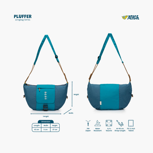 Fluffer Petrol - Sling Bag