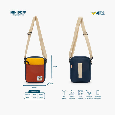 MINIDOFF - NAVY ORANGE