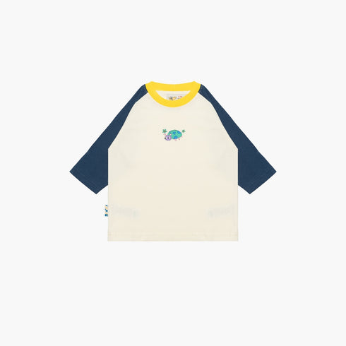 Artch x Sunset Di Kebun - Little Beetle Broken White - Kaos T-shirt Kids