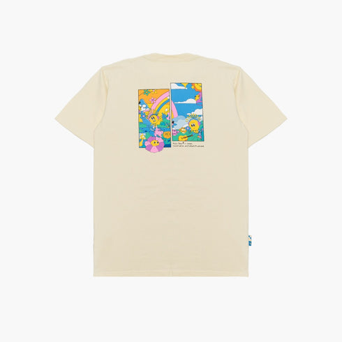 Artch x Sunset Di Kebun - Bloom Tee Broken White - Kaos T-shirt