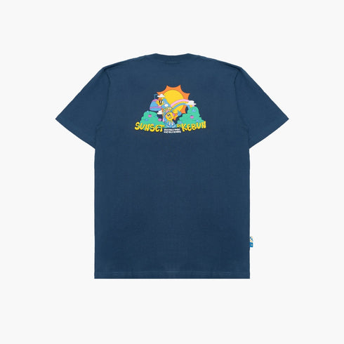 Artch x Sunset Di Kebun - Parade Tee Medieval Blue - Kaos T-shirt