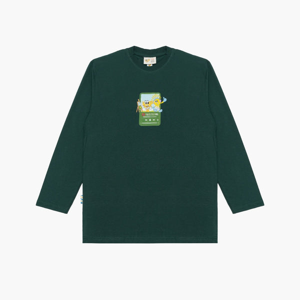 Artch x Sunset Di Kebun - Evening Playback Green - Kaos T-shirt