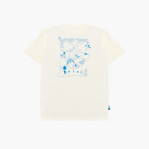 Artch x Sunset Di Kebun - Blue Horizon Vanilla Ice - Kaos T-shirt