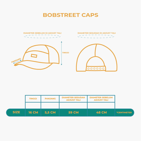 CAPS AND HATS - BOB STREET ABU